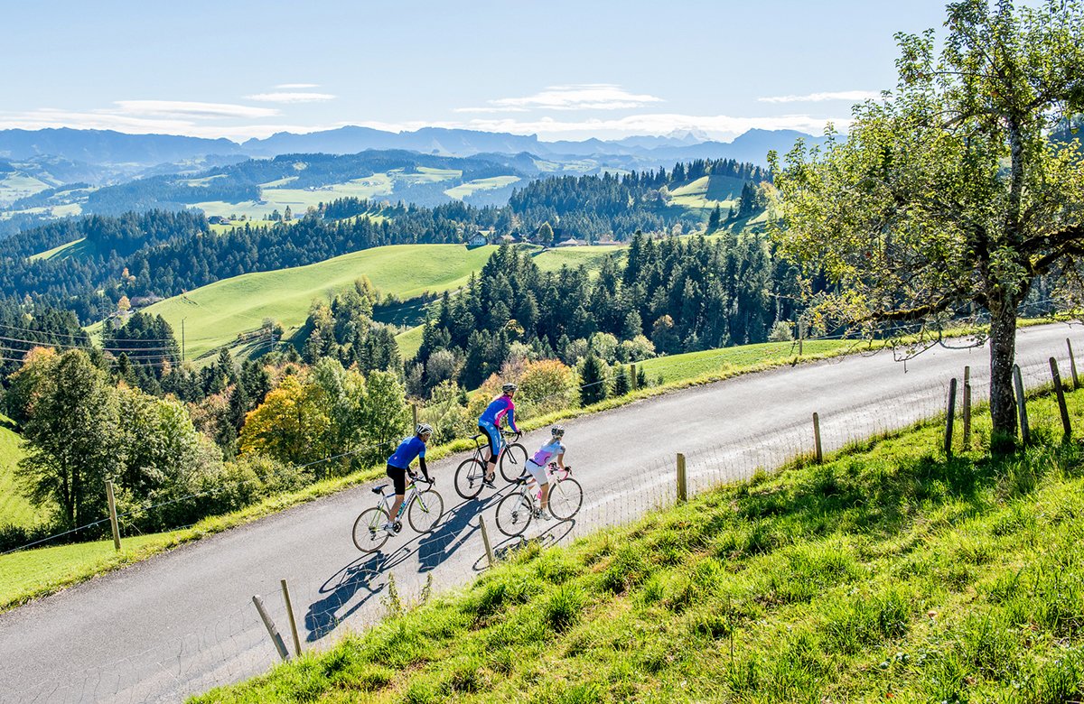 在Emmental的骑自行车假期 -  L'Etape瑞士